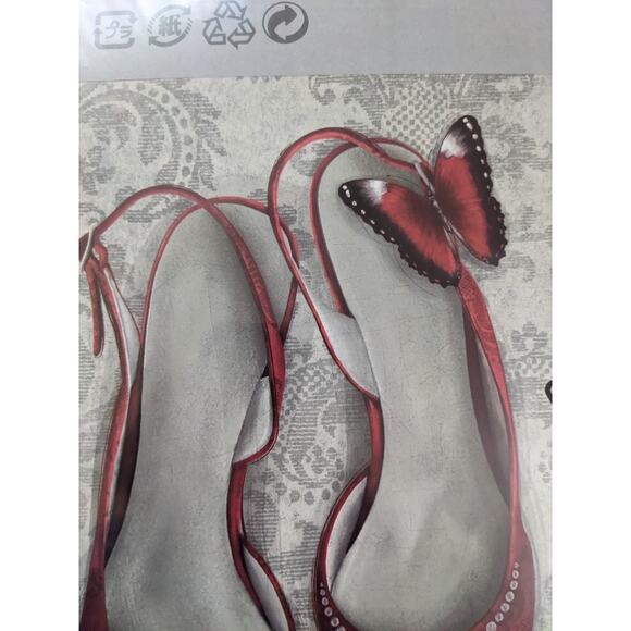 Shoes Butterfly Set of 2 Pictures Ikea Janie Secker Posters 1 Black Frame New - Picture 5 of 7